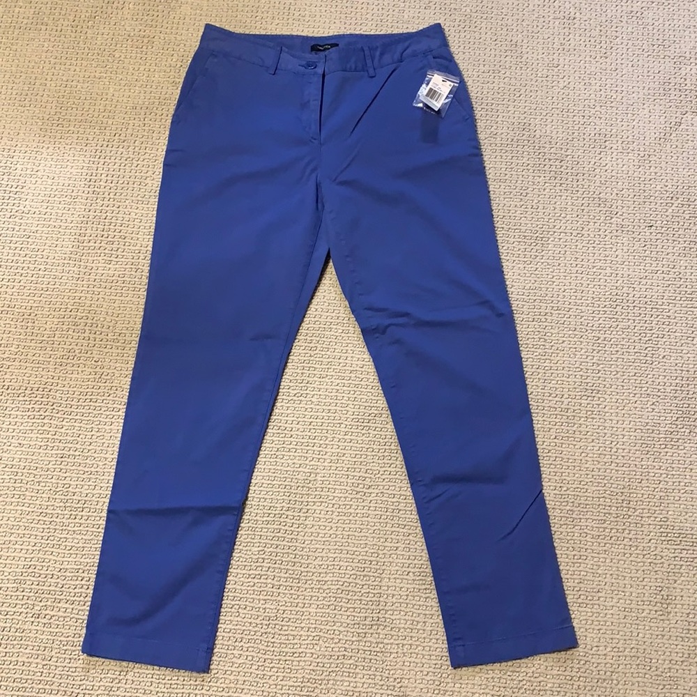 NWT Women’s Nautica Chino Ankle Pants Blue